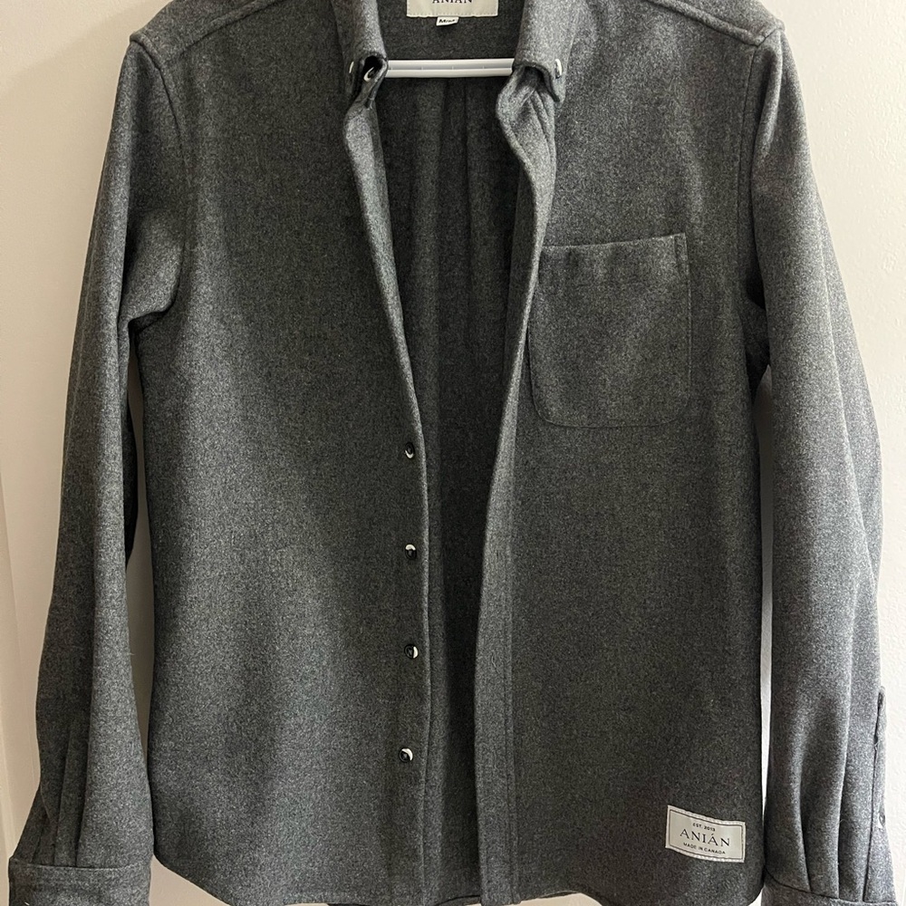 Anian Melton Wool Jac Shirt